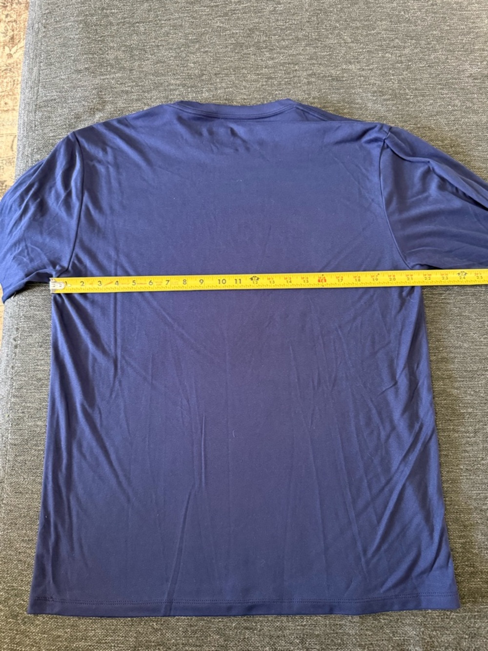 Mt. Ops Men’s Long Sleeve Performance Shirt Large Navy Sky Blue Stripes NWT - Picture 7 of 11
